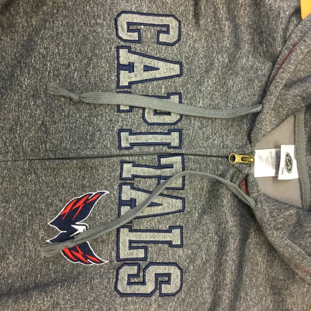 NHL Mens Capitals Full-Zip Hoodie - Picture 3 of 7